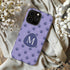 Custom Initials Cat Paws iPhone Case